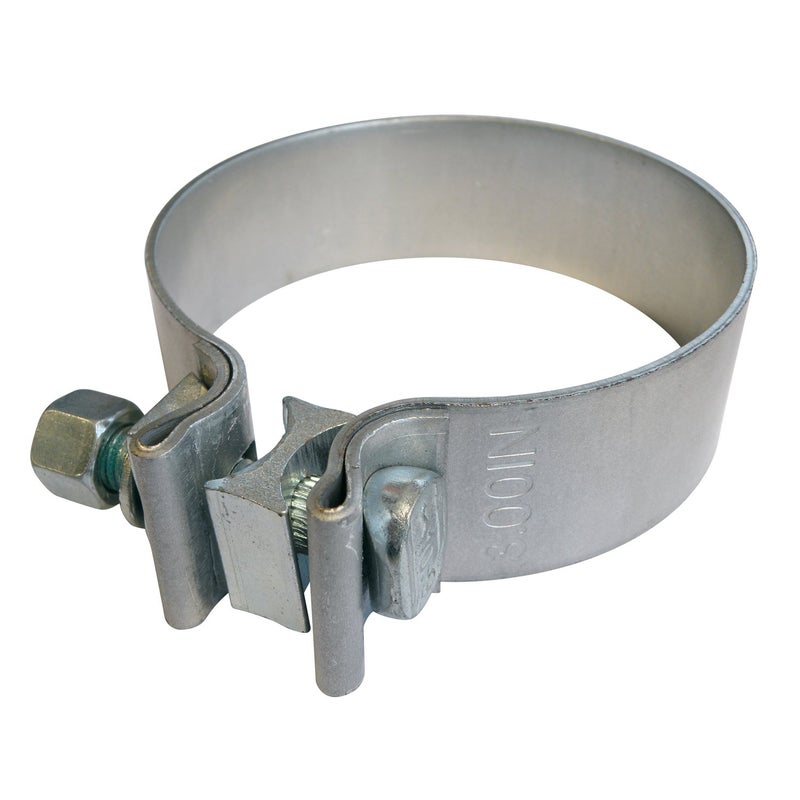 ROADFORMER 3 inch Exhaust Clamp Narrow Band Clamps - Aluminized Steel - Image 2